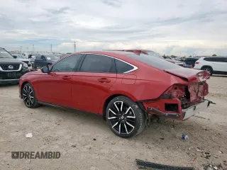 2024 Honda Accord Touring with VIN 1HGCY2F89RA085105, listed as a Copart auction lot 62604865 with 11,362 mi miles and Salvage title. Bid and sale history available at DreamBid. Image 2.