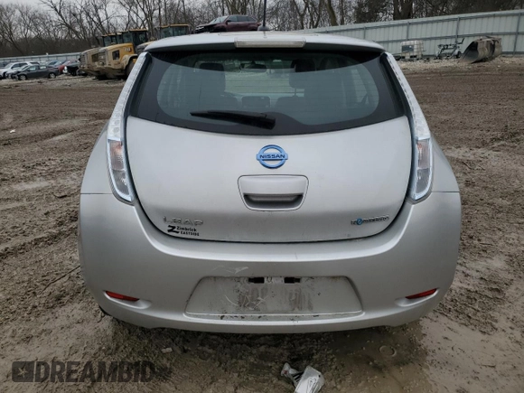 2013 Nissan LEAF S with VIN 1N4AZ0CP4DC402150, listed as a Copart auction lot 47616095 with 97,152 mi miles and Non Repairable. Bid and sale history available at carsss.com. Image 6.