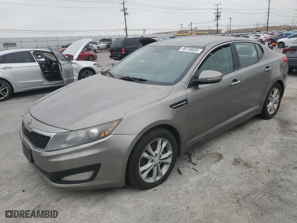 2013 Kia Optima LX with VIN 5XXGM4A74DG098556, listed as a Copart auction lot 49738605 with 159,388 mi miles and Salvage Title. Bid and sale history available at carsss.com. Image 1.