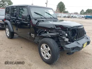 2020 Jeep Wrangler Unlimited Willys with VIN 1C4HJXDNXLW279876, listed as a IAAI auction lot 41617664 with 87,976 mi miles and . Bid and sale history available at DreamBid. Image 1.