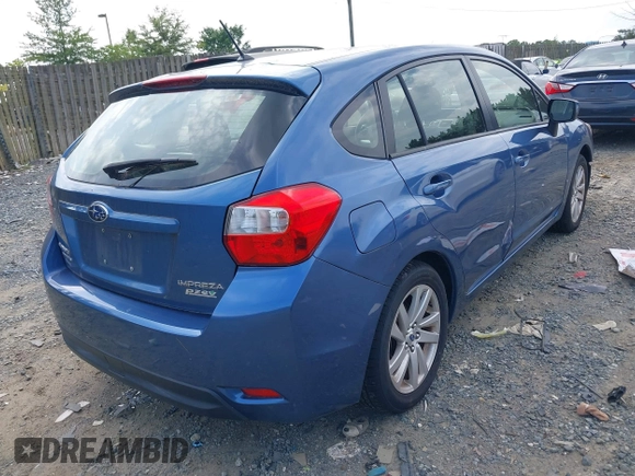 2015 Subaru Impreza Premium with VIN JF1GPAC60F8279417, listed as a IAAI auction lot 42787823 with 69,833 mi miles and . Bid and sale history available at DreamBid. Image 4.