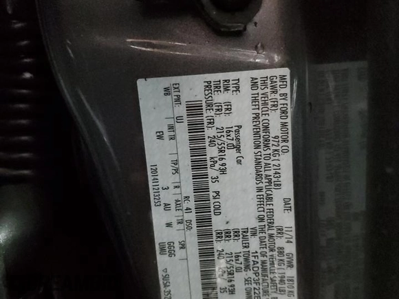 2014 Ford Focus SE with VIN 1FADP3F22EL454981, listed as a Copart auction lot 50233855 with 62,506 mi miles and Salvage Title. Bid and sale history available at carsss.com. Image 12.