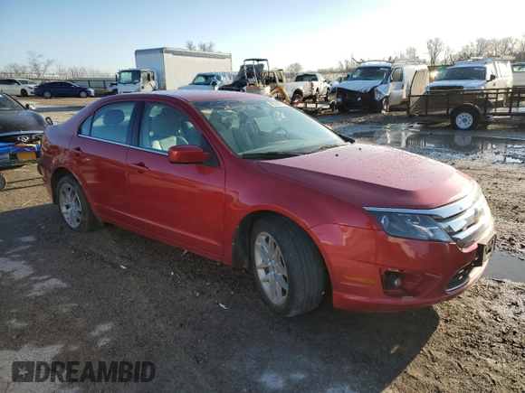 2012 Ford Fusion SEL with VIN 3FAHP0JG1CR265885, listed as a Copart auction lot 48516675 with 142,258 mi miles and Salvage Title. Bid and sale history available at DreamBid. Image 4.