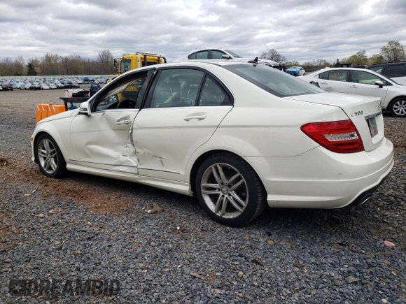 2012 Mercedes-Benz C 300 Sport with VIN WDDGF8BB4CA707133, listed as a Copart auction lot 53494475 with 185,246 mi miles and Salvage Title. Bid and sale history available at DreamBid. Image 2.