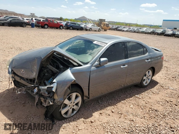 2005 Lexus ES 350 with VIN JTHBA30G755135148, listed as a Copart auction lot 53339895 with 83,775 mi miles and Salvage Title. Bid and sale history available at DreamBid. Image 1.