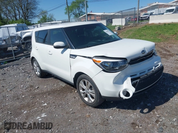 2016 Kia Soul ! with VIN KNDJX3A57G7287916, listed as a IAAI auction lot 41955778 with 52,337 mi miles. Bid and sale history available at carsss.com. Image 1.