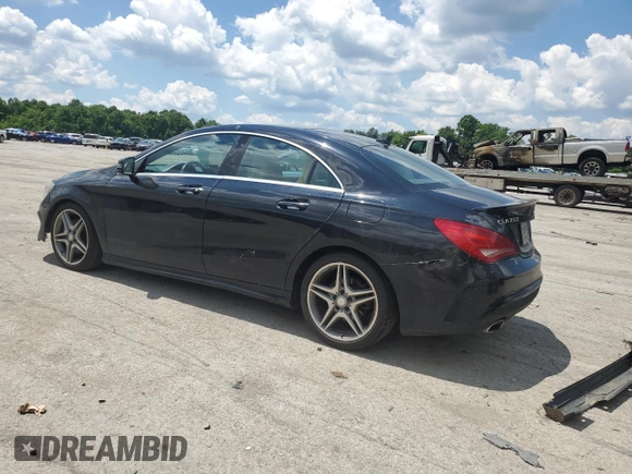 2015 Mercedes-Benz CLA 250 with VIN WDDSJ4GB8FN182830, listed as a Copart auction lot 63206895 with 220,061 mi miles and Salvage title. Bid and sale history available at DreamBid. Image 2.