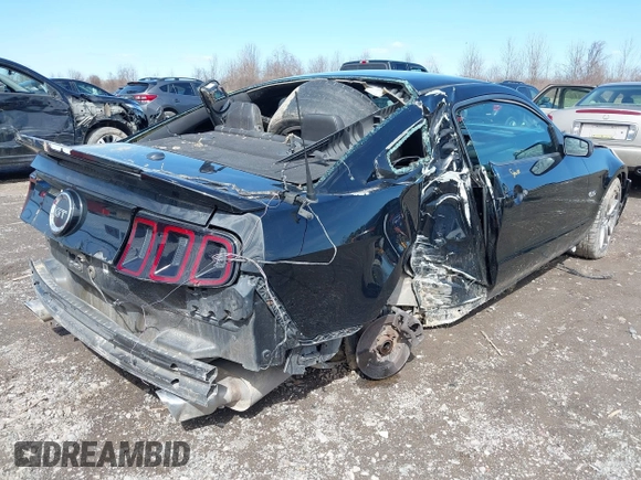 2014 Ford Mustang GT with VIN 1ZVBP8CF3E5201000, listed as a IAAI auction lot 41957394 with 73,473 mi miles and . Bid and sale history available at DreamBid. Image 4.
