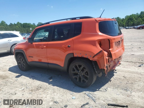 2017 Jeep Renegade Latitude z VIN ZACCJABB0HPF01331, wystawiony jako Copart lot #57250475 z przebiegiem 83 484 mil mil oraz Szkoda całkowita • Salvage title. Historia ofert i sprzedaży dostępna na DreamBid. Obrazek 2.