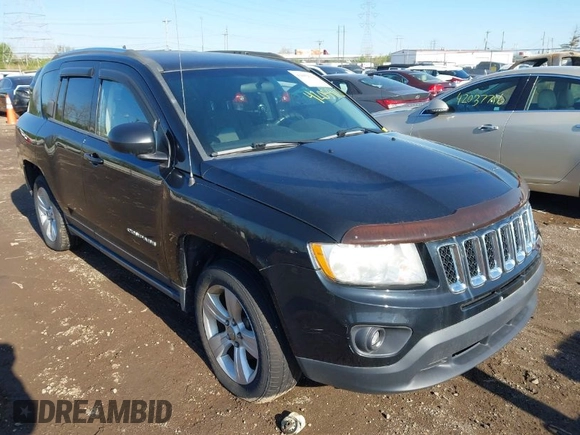 2013 Jeep Compass Sport with VIN 1C4NJDBB4DD113831, listed as a IAAI auction lot 42059122 with 135,062 mi miles. Bid and sale history available at carsss.com. Image 1.