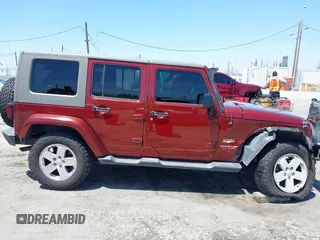 2008 Jeep Wrangler Unlimited Sahara with VIN 1J4GA59108L594193, listed as a IAAI auction lot 42272239 with 161,912 mi miles and . Bid and sale history available at DreamBid. Image 13.