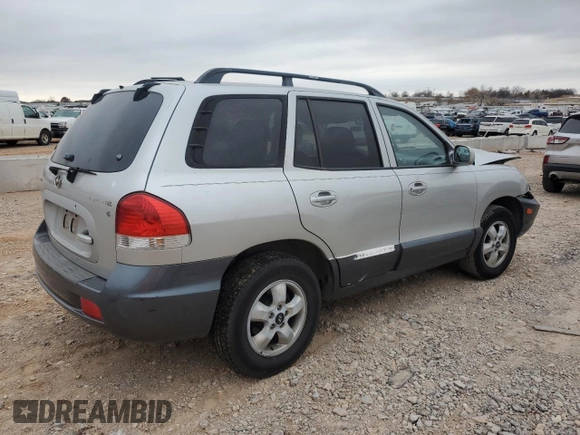 2005 Hyundai Santa Fe GLS with VIN KM8SC13D35U906966, listed as a Copart auction lot 84896974 with 0 mi miles and Salvage Title. Bid and sale history available at carsss.com. Image 3.