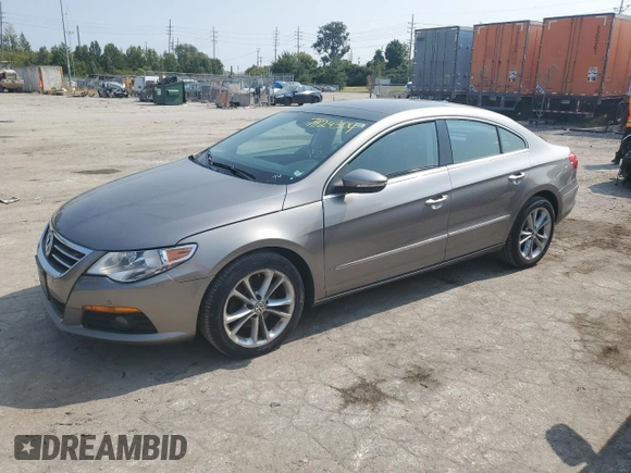 2009 Volkswagen CC Luxury with VIN WVWHL73C19E514531, listed as a Copart auction lot 71124304 with 120,483 mi miles and Salvage Title. Bid and sale history available at DreamBid. Image 1.