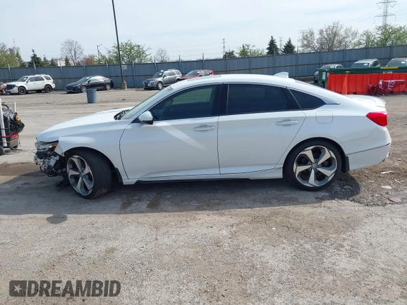 2019 Honda Accord Touring with VIN 1HGCV2F98KA010158, listed as a IAAI auction lot 41914888 with 46,960 mi miles and . Bid and sale history available at DreamBid. Image 14.