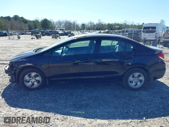 2015 Honda Civic Sedan LX with VIN 19XFB2E57FE061088, listed as a IAAI auction lot 41815595 with 157,248 mi miles. Bid and sale history available at carsss.com. Image 15.