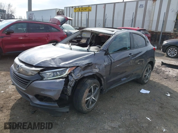 2022 Honda HR-V EX with VIN 3CZRU6H58NM704394, listed as a IAAI auction lot 41709238 with 65,401 mi miles. Bid and sale history available at carsss.com. Image 18.