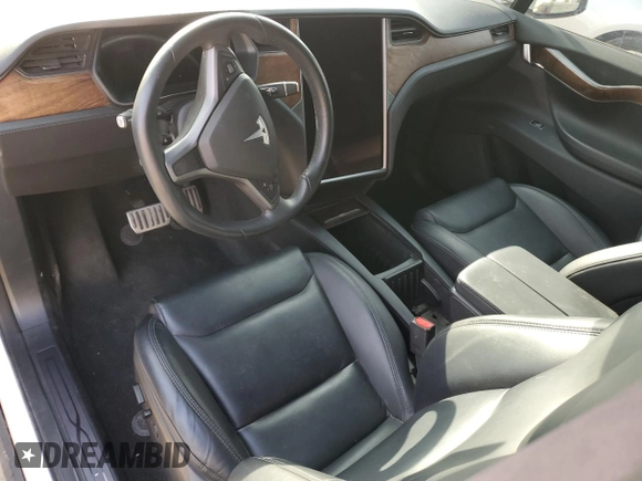 2021 Tesla Model X Long Range Plus with VIN 5YJXCBE22MF311576, listed as a Copart auction lot 53541595 with 83,137 mi miles and Salvage Title. Bid and sale history available at carsss.com. Image 8.