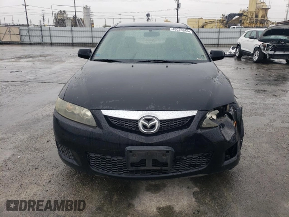 2006 Mazda 6 i with VIN 1YVFP80C465M00681, listed as a Copart auction lot 48023945 with 157,555 mi miles and Salvage Title. Bid and sale history available at carsss.com. Image 5.