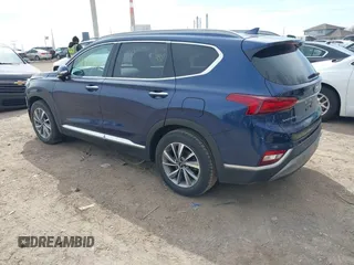 2020 Hyundai Santa Fe SEL with VIN 5NMS33AD5LH211881, listed as a IAAI auction lot 41863199 with 50,099 mi miles. Bid and sale history available at carsss.com. Image 3.