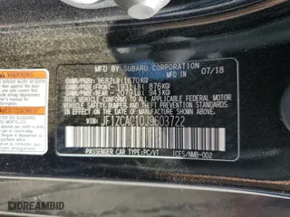 2018 Subaru BRZ Limited with VIN JF1ZCAC10J9603722, listed as a Copart auction lot 72869003 with 18,281 mi miles. Bid and sale history available at carsss.com. Image 12.