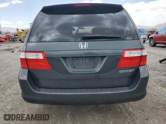 2005 Honda Odyssey EX-L with VIN 5FNRL38645B049087, listed as a Copart auction lot 56891275 with 194,587 mi miles and Salvage title. Bid and sale history available at DreamBid. Image 6.