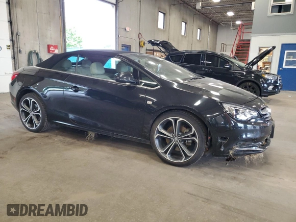 2016 Buick Cascada Premium with VIN W04WT3N58GG130062, listed as a Copart auction lot 64644255 with 46,969 mi miles and Salvage title. Bid and sale history available at DreamBid. Image 4.