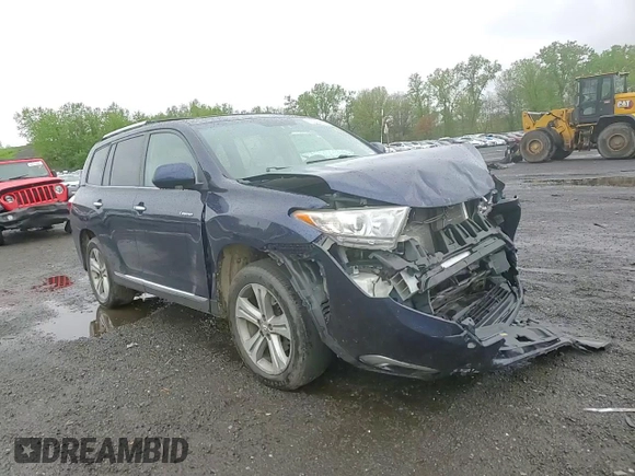 2011 Toyota Highlander Limited with VIN 5TDDK3EHXBS057897, listed as a Copart auction lot 55855835 with 167,060 mi miles and Salvage title. Bid and sale history available at DreamBid. Image 14.