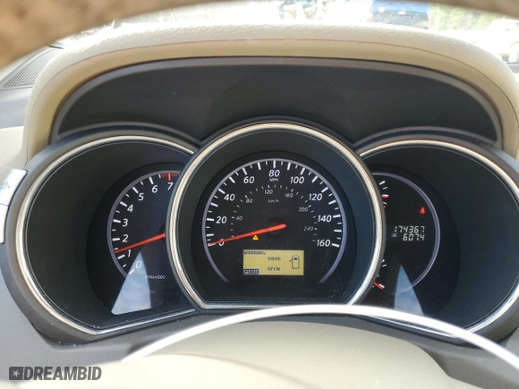 2011 Nissan Murano SL with VIN JN8AZ1MU6BW056302, listed as a Copart auction lot 46243885 with 174,367 mi miles and Salvage Title. Bid and sale history available at carsss.com. Image 9.