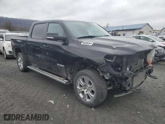 2020 Ram 1500 Big Horn with VIN 1C6SRFFM6LN224688, listed as a Copart auction lot 44040874 with 75,698 mi miles and Salvage Title. Bid and sale history available at carsss.com. Image 4.
