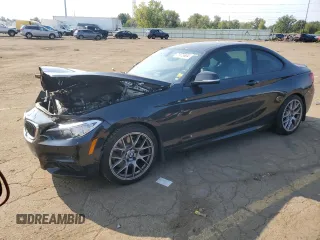 2017 BMW 2 Series M240i xDrive with VIN WBA2G3C3XH7A25521, listed as a Copart auction lot 71073604 with 0 mi miles and Clean Title. Bid and sale history available at carsss.com. Image 1.