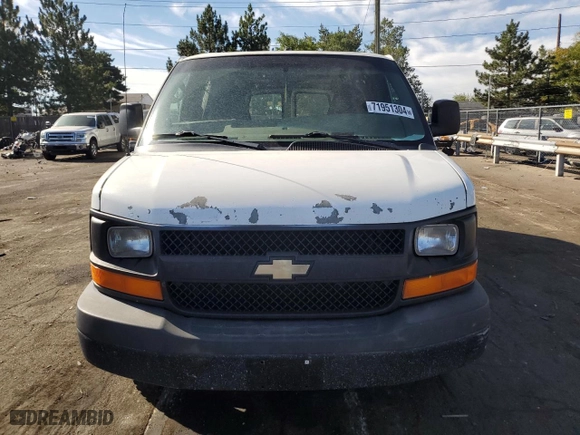 2011 Chevrolet Express Cargo Van with VIN 1GCSGAFX2B1118952, listed as a Copart auction lot 71951304 with 150,383 mi miles and Clean Title. Bid and sale history available at carsss.com. Image 5.