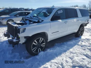 2019 Chevrolet Suburban Premier with VIN 1GNSKJKJ2KR127126, listed as a Copart auction lot 89132285 with 153,878 mi miles and Clean Title. Bid and sale history available at DreamBid. Image 1.