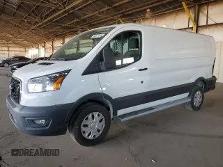 2021 Ford Transit Cargo with VIN 1FTBR1Y85MKA24853, listed as a Copart auction lot 86571514 with 19,933 mi miles and Salvage Title. Bid and sale history available at carsss.com. Image 1.