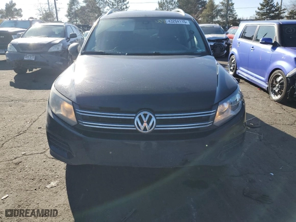 2017 Volkswagen Tiguan Wolfsburg Edition with VIN WVGSV7AX5HK004717, listed as a Copart auction lot 43204115 with 114,389 mi miles and Clean Title. Bid and sale history available at carsss.com. Image 5.