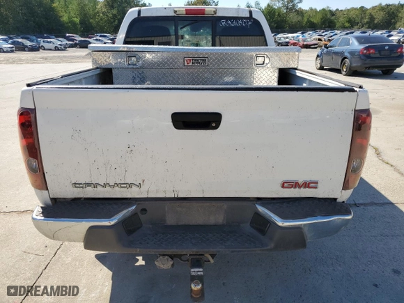 2006 GMC Canyon SLT with VIN 1GTDT136768190341, listed as a Copart auction lot 75605094 with 379,414 mi miles and Salvage Title. Bid and sale history available at carsss.com. Image 6.