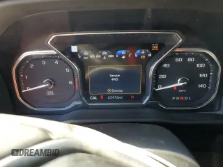 2022 GMC Sierra 1500 Denali with VIN 3GTU9FEDXNG213711, listed as a Copart auction lot 64112245 with 63,476 mi miles and Salvage title. Bid and sale history available at DreamBid. Image 9.