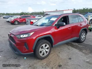2020 Toyota RAV4 LE with VIN 2T3H1RFVXLC055676, listed as a IAAI auction lot 41740693 with 142,330 mi miles. Bid and sale history available at carsss.com. Image 2.