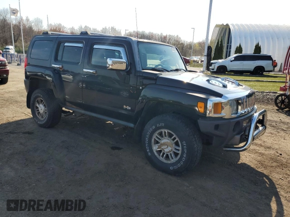 2007 Hummer H3 SUV z VIN 5GTDN13E678195221, wystawiony jako Copart lot #53289125 z przebiegiem 91 209 mil mil oraz Tytuł czysty. Historia ofert i sprzedaży dostępna na DreamBid. Obrazek 4.