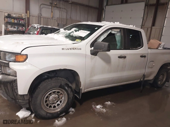 2019 Chevrolet Silverado 1500 Work Truck with VIN 1GCRYAEF3KZ303839, listed as a IAAI auction lot 41575101 with 118,556 mi miles. Bid and sale history available at carsss.com. Image 14.
