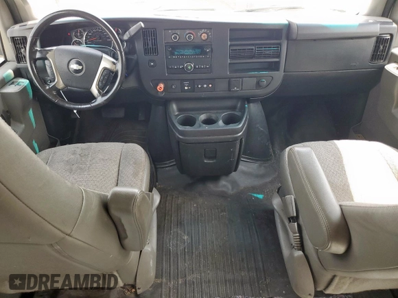 2017 Chevrolet Express Cargo with VIN 1GCWGAFFXH1293421, listed as a Copart auction lot 57913355 with 410,541 mi miles and Clean title. Bid and sale history available at DreamBid. Image 8.