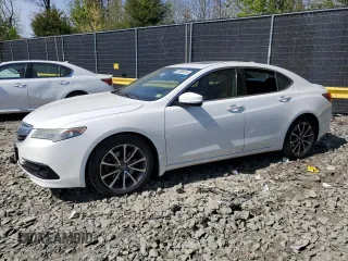 2015 Acura TLX V6 Advance with VIN 19UUB2F77FA014090, listed as a Copart auction lot 53686835 with 194,533 mi miles and Salvage Title. Bid and sale history available at carsss.com. Image 1.
