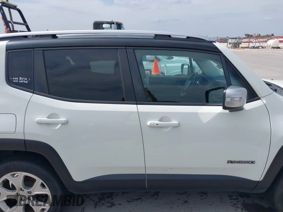 2016 Jeep Renegade Limited with VIN ZACCJBDT7GPC67683, listed as a IAAI auction lot 42401857 with 163,888 mi miles and . Bid and sale history available at DreamBid. Image 13.