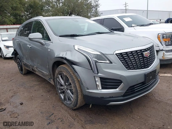2025 Cadillac XT5 FWD Premium Luxury with VIN 1GYKNCRS6SZ119180, listed as a IAAI auction lot 41436645 with 3,407 mi miles. Bid and sale history available at carsss.com. Image 1.