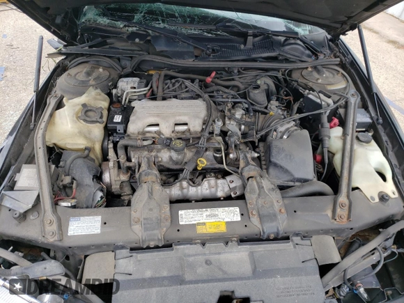 1997 Chevrolet Monte Carlo LS с VIN 2G1WW12M9V9233556, выставлен на аукционе Copart как лот 66374614 с пробегом Не указан миль и На запчасти • Non repairable. История ставок и продаж доступна на DreamBid. Изображение 11.