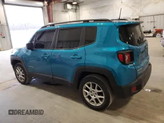 2020 Jeep Renegade Latitude with VIN ZACNJBBB9LPL91898, listed as a Copart auction lot 54888315 with 70,297 mi miles and Salvage title. Bid and sale history available at DreamBid. Image 2.