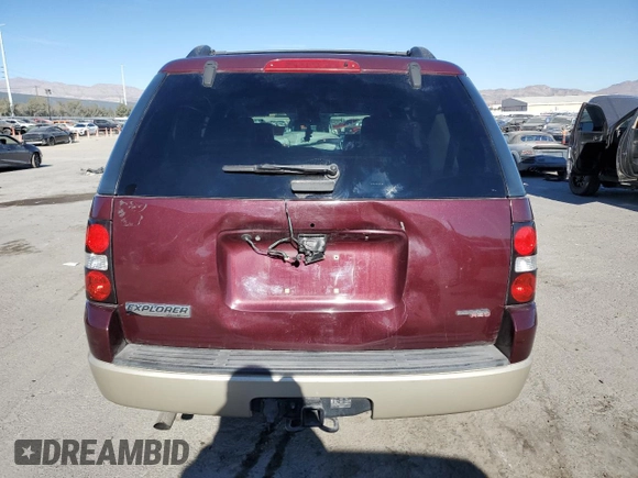 2007 Ford Explorer Eddie Bauer with VIN 1FMEU74897UB74117, listed as a Copart auction lot 86763624 with 199,833 mi miles and Salvage title. Bid and sale history available at DreamBid. Image 6.