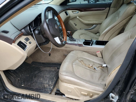 2012 Cadillac CTS Luxury with VIN 1G6DE5E5XC0105219, listed as a Copart auction lot 86114254 with 184,484 mi miles and Salvage title. Bid and sale history available at DreamBid. Image 7.