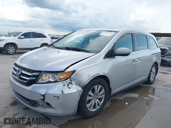 2014 Honda Odyssey EX-L with VIN 5FNRL5H60EB058753, listed as a IAAI auction lot 42595221 with 194,995 mi miles and . Bid and sale history available at DreamBid. Image 22.