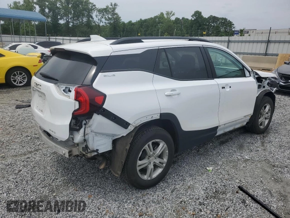 2022 GMC Terrain SLE with VIN 3GKALTEV5NL195741, listed as a Copart auction lot 57082765 with 67,949 mi miles and Salvage title. Bid and sale history available at DreamBid. Image 3.