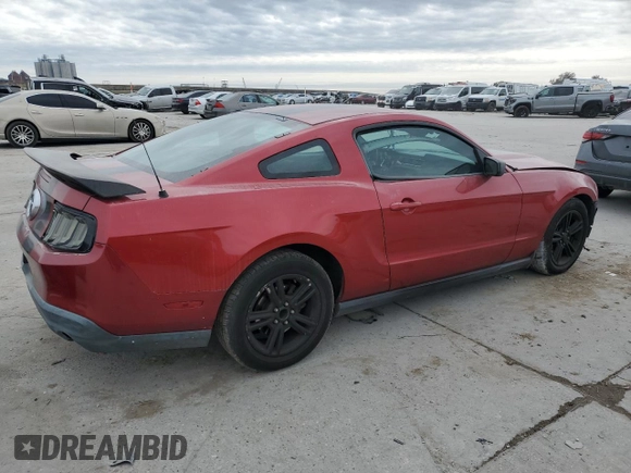2010 Ford Mustang V6 with VIN 1ZVBP8AN2A5111910, listed as a Copart auction lot 42940665 with Not Provided miles and Salvage Title. Bid and sale history available at DreamBid. Image 3.